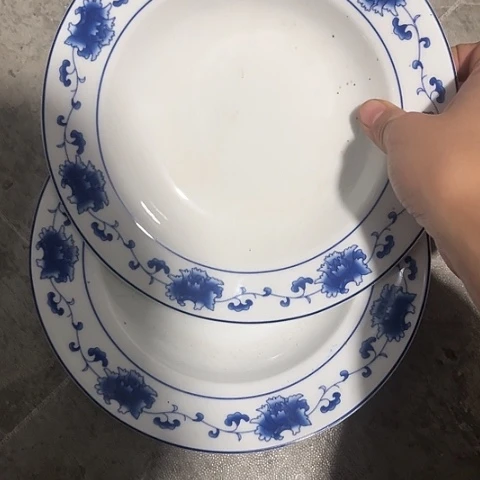 其他瓷8寸深盘两个