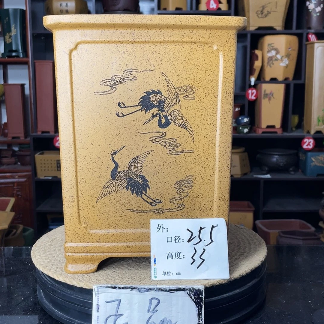 紫砂花盆-婉秋紫砂