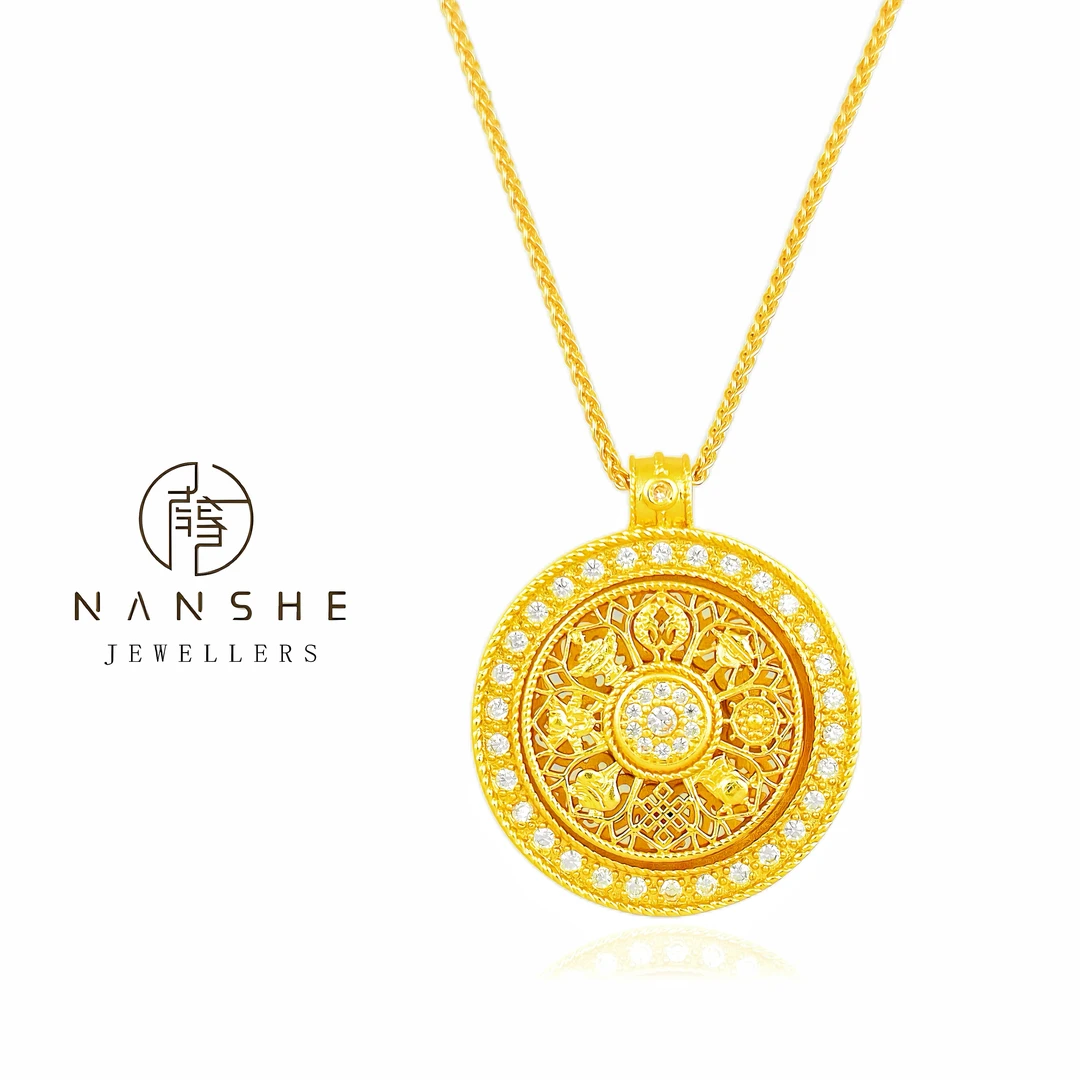 NANSHE/南奢 八宝罗盘链条款高级感项链