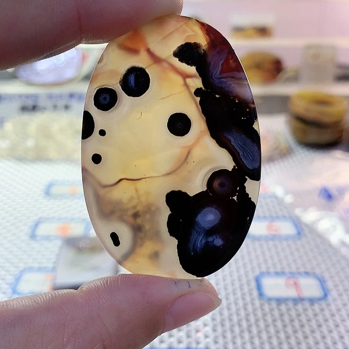 玛瑙/玉髓吊坠未镶嵌觉*子