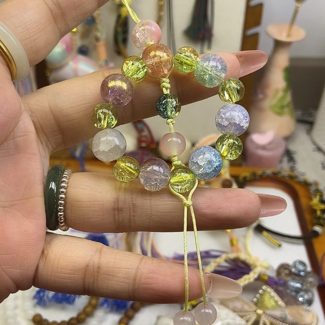 石英石纯铜手机挂件，包挂