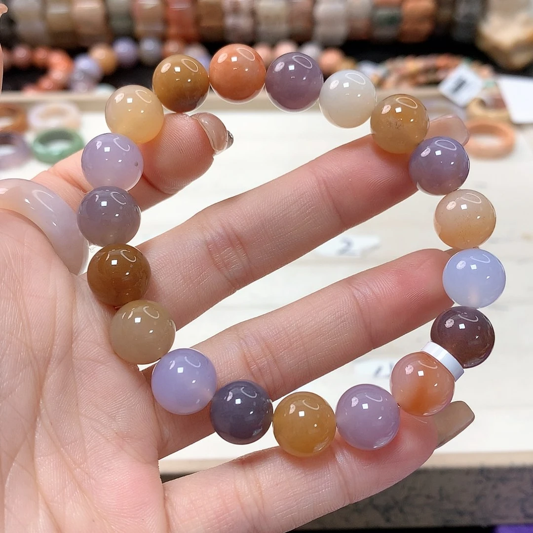 硅化珊瑚（珊瑚玉）手链未镶嵌幸*福831