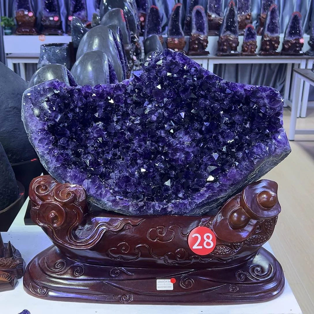 未镶嵌大型摆件（非配饰）紫晶