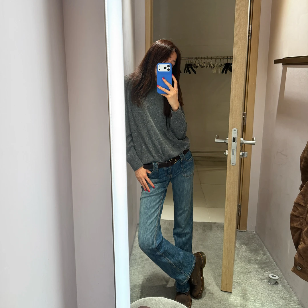 ROMI STUDIO“羊毛点子纱”12针花纱混纺轻薄套头毛织RWCWSG5246