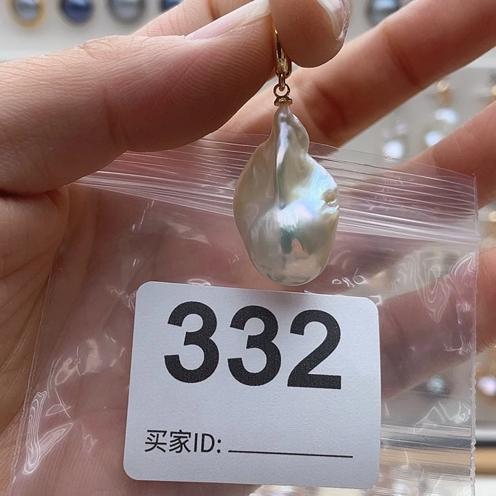未镶嵌天然珍珠。  漏 漏 漏淡水珍珠