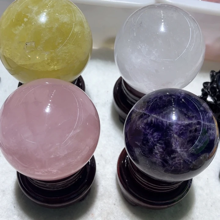 中***量水晶珠宝半成品未镶嵌