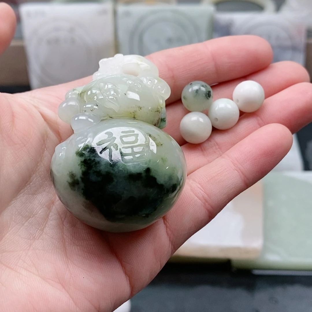 【闪购商品】独山玉车挂未镶嵌曦*定制