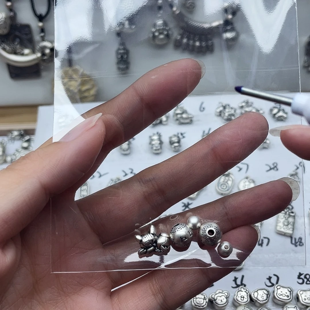 足银足银999小配件编手链