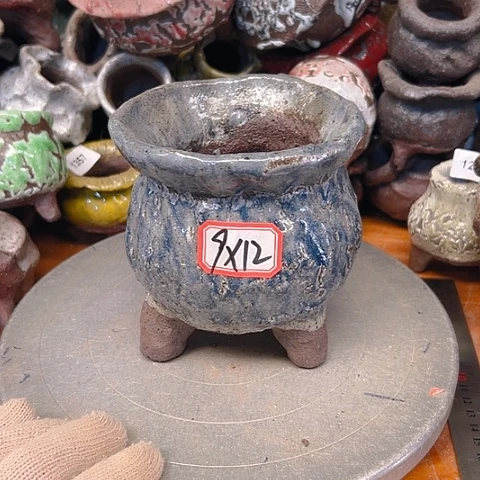 粗陶花盆手工花盆