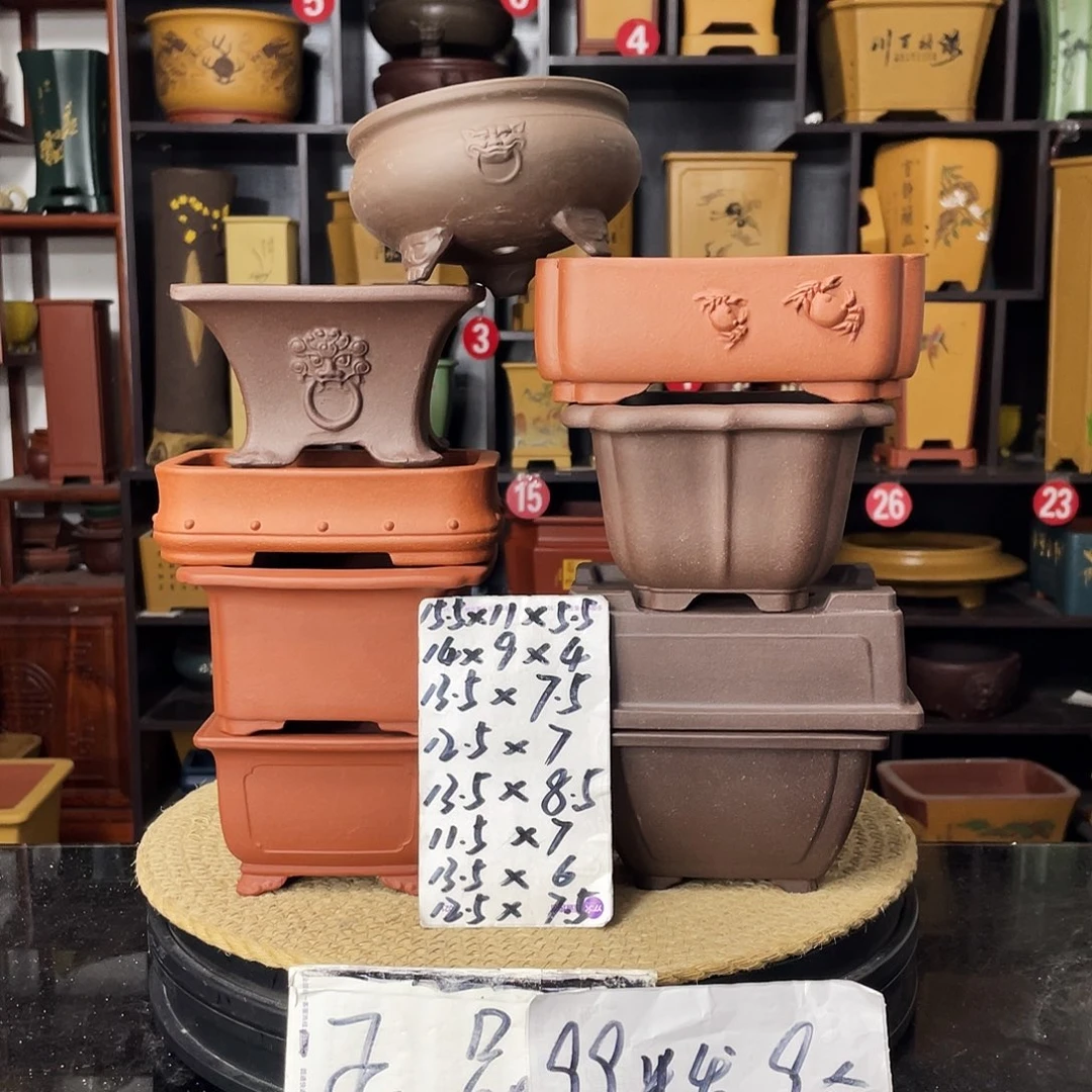 紫砂D-婉秋紫砂花盆