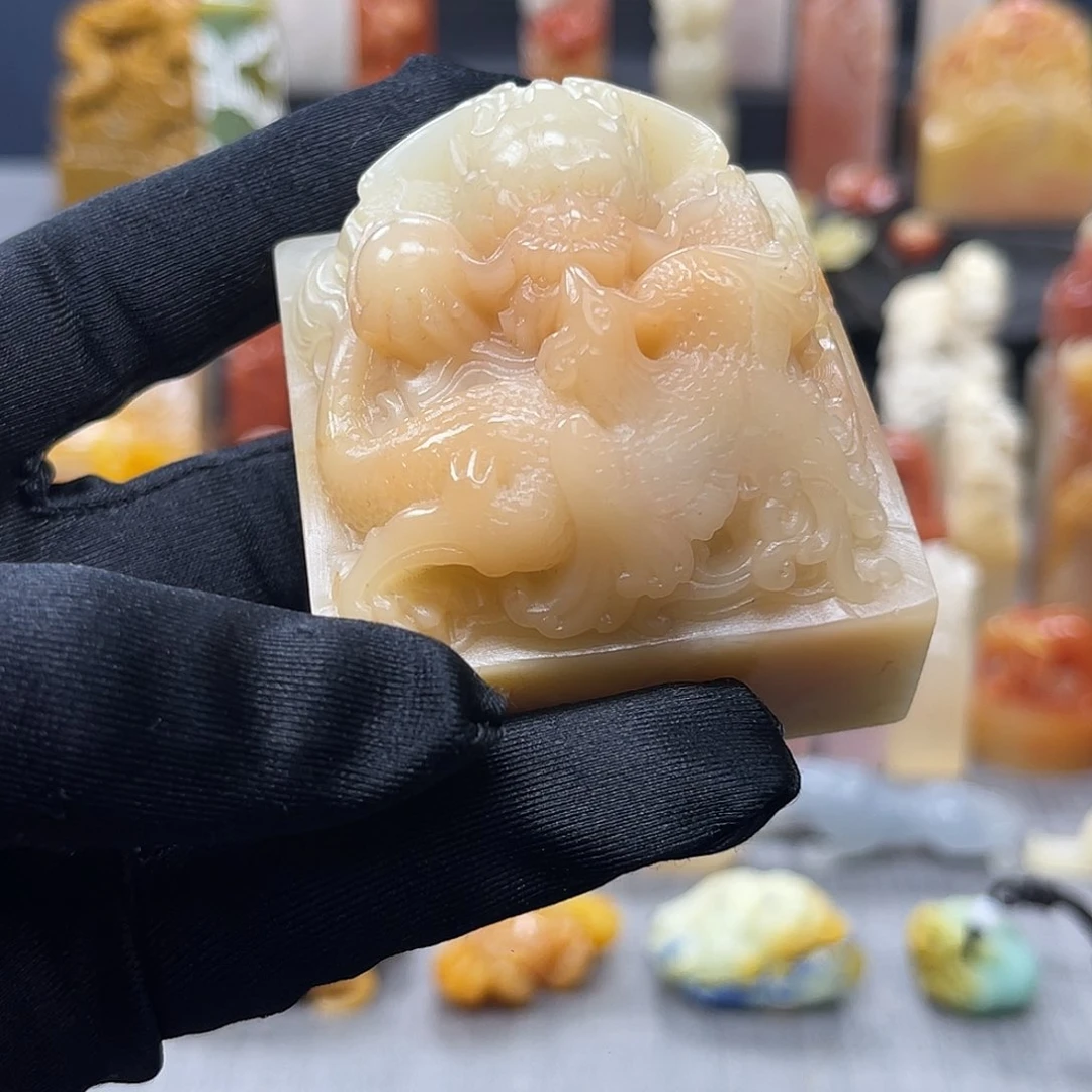 昌化石印石包邮包刻8597