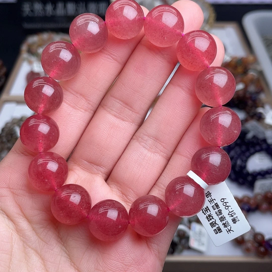 水晶未镶嵌手串天然