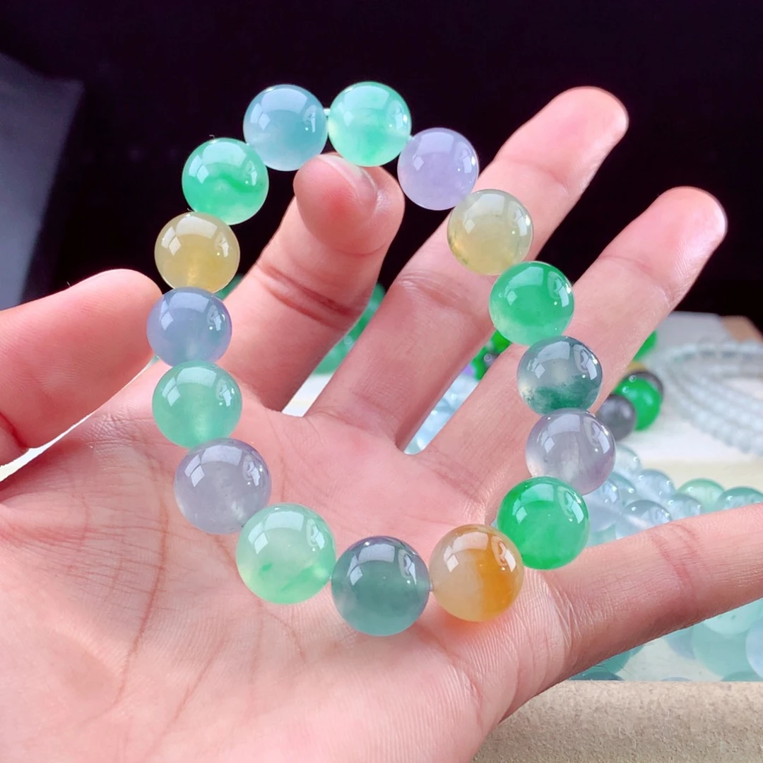 未镶嵌手串翡翠天然翡翠