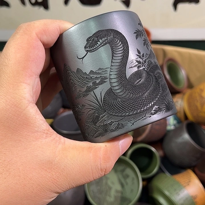 茶杯紫砂全手工紫砂主人杯