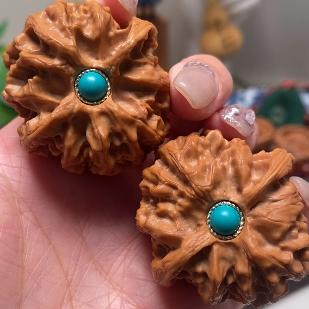 文玩核桃把件41尺寸苹果园