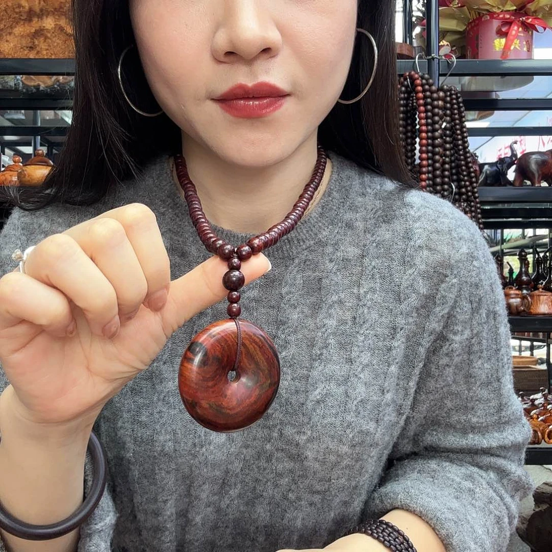 木栖*老挝大红酸枝精美高级穿