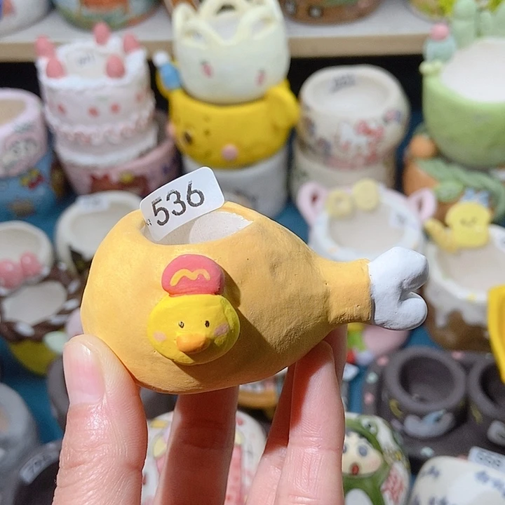 大舅手工手绘盆536