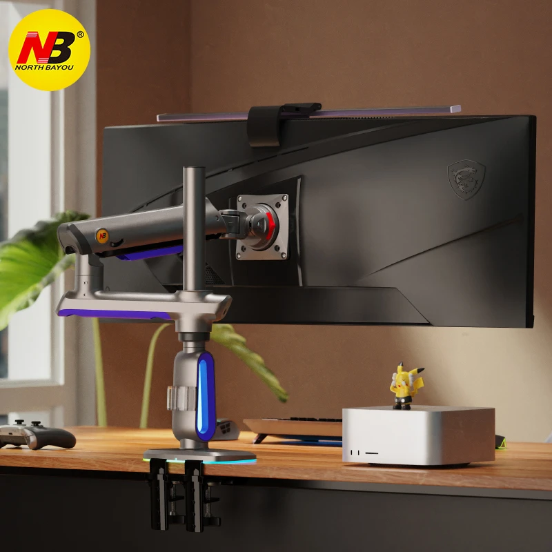 NB A7(S9)显示器支架电竞大屏机械臂电脑架子49寸43.8寸承重18KG