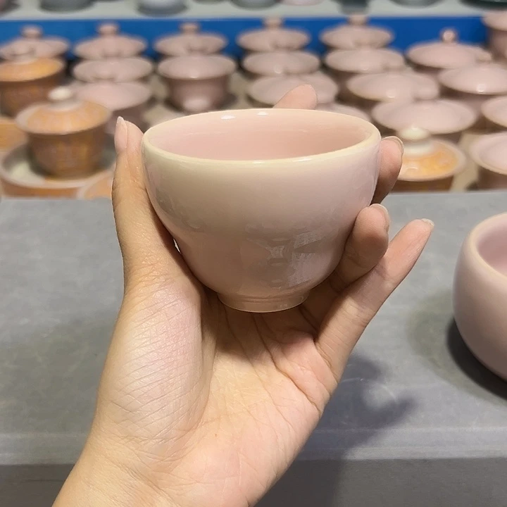 龙泉云间青瓷小米茶器