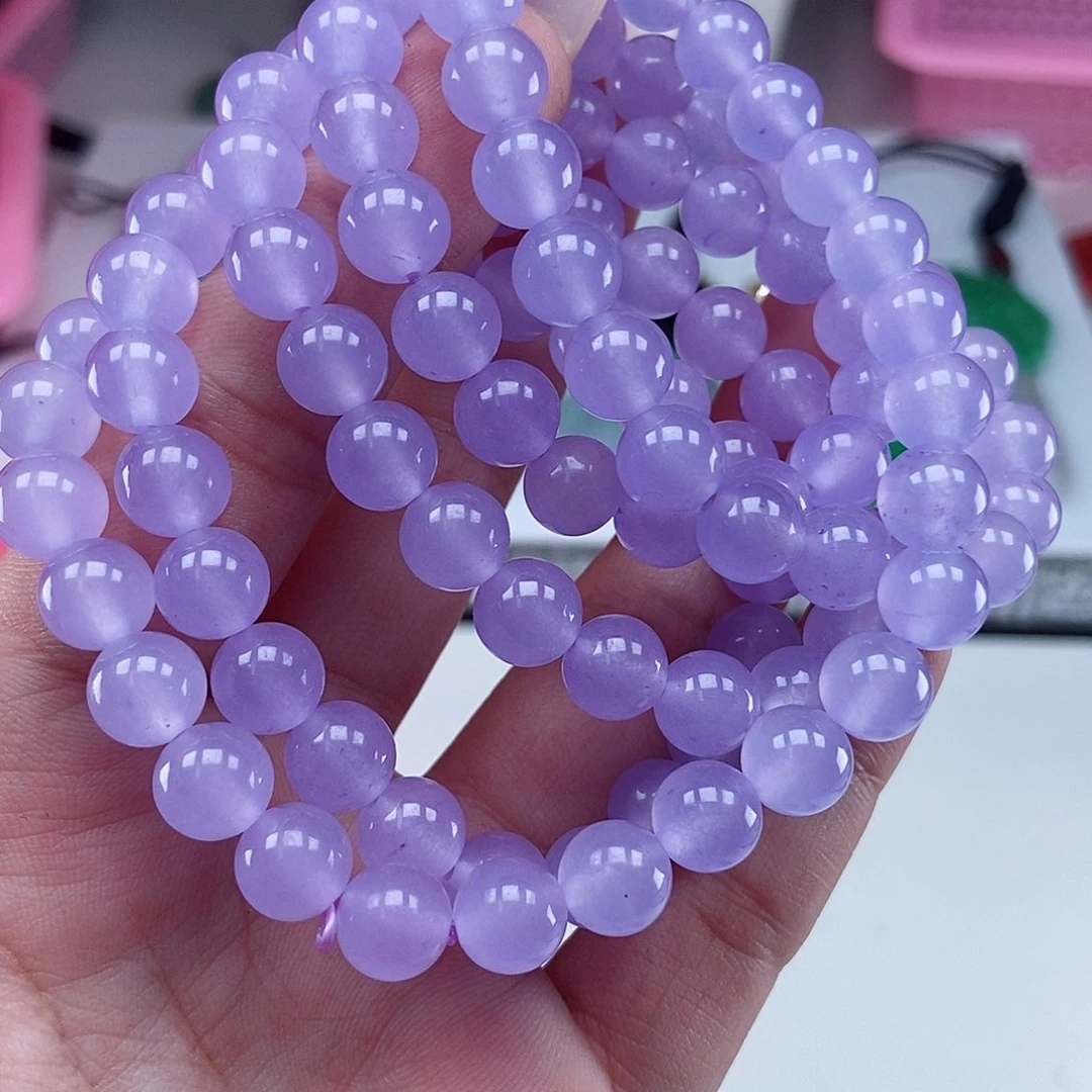 翡翠颈饰未镶嵌8*108珠