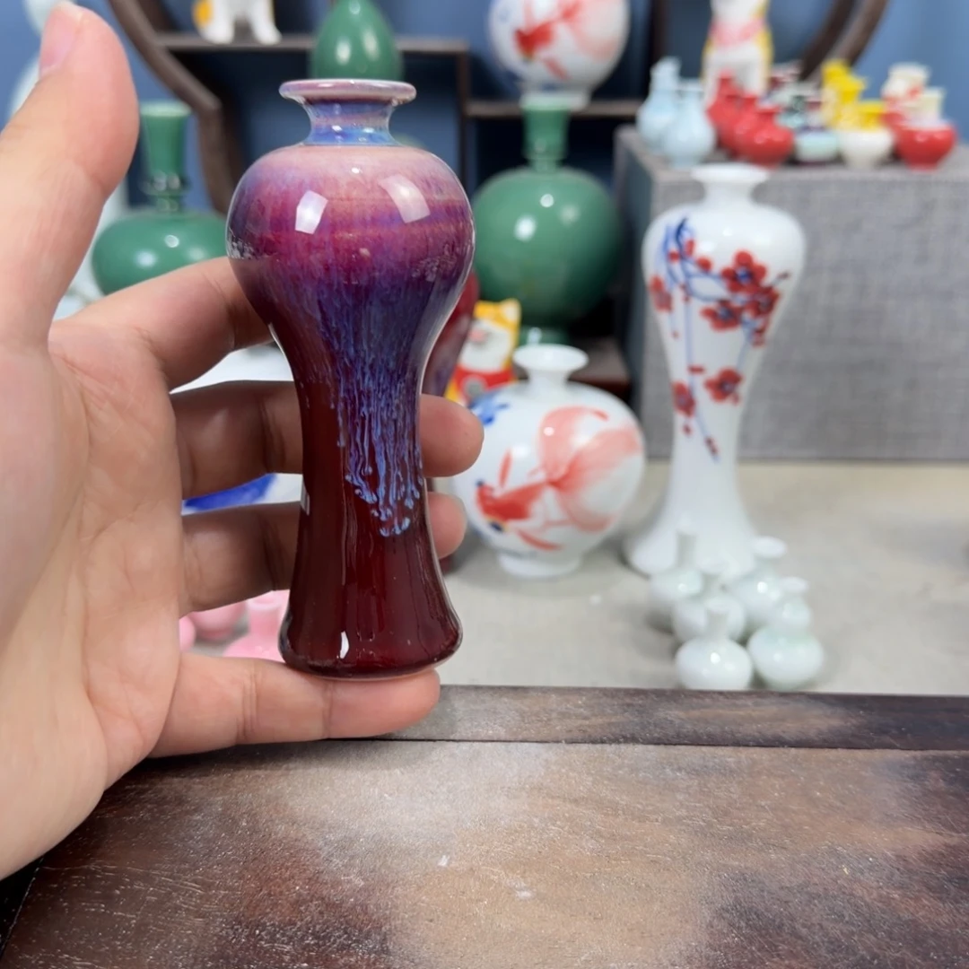 陶瓷手工小花器摆件