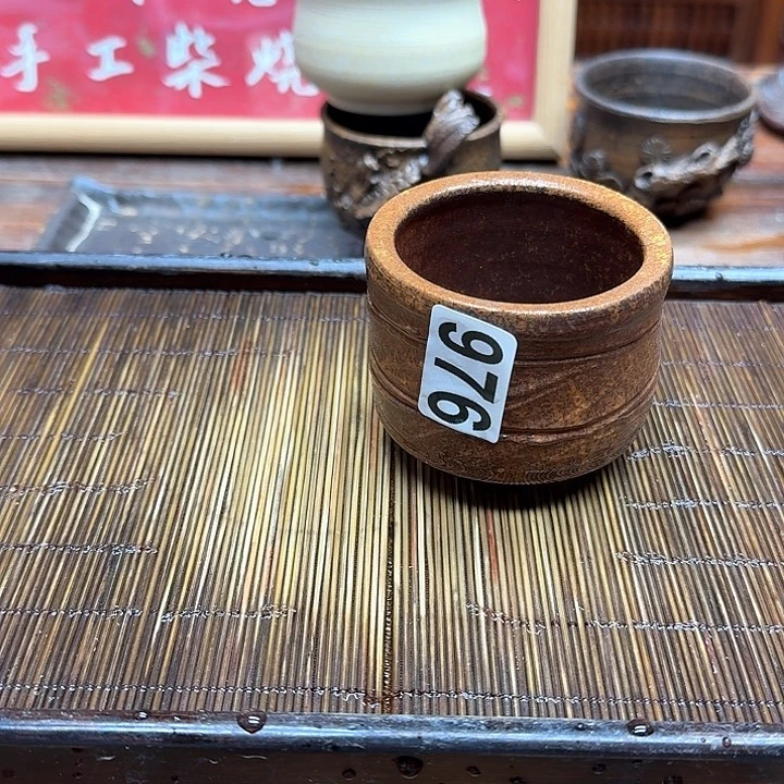 纯手工制作粗陶茶具