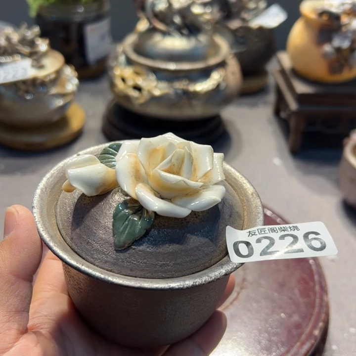 晓**诗柴烧茶器，纯手工制作