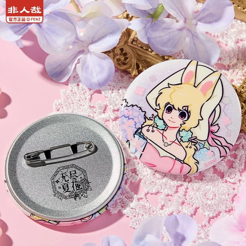 非人哉【无尽夏花系列】马口铁徽章/色纸/彩窗亚克力挂件小玉吧唧