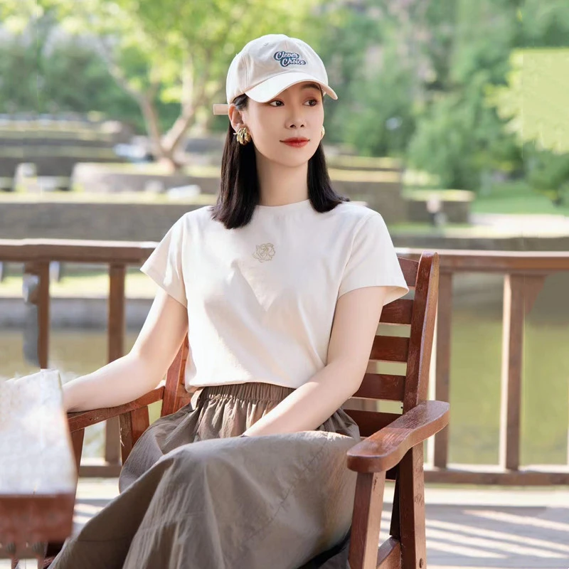 GIRDEAR/哥弟秋季新款时尚印花纯棉爆款薄短袖t恤1300996都市假日