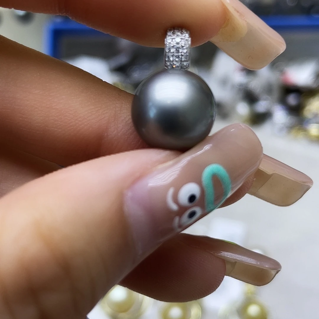海水珍珠18K金镶嵌颈饰