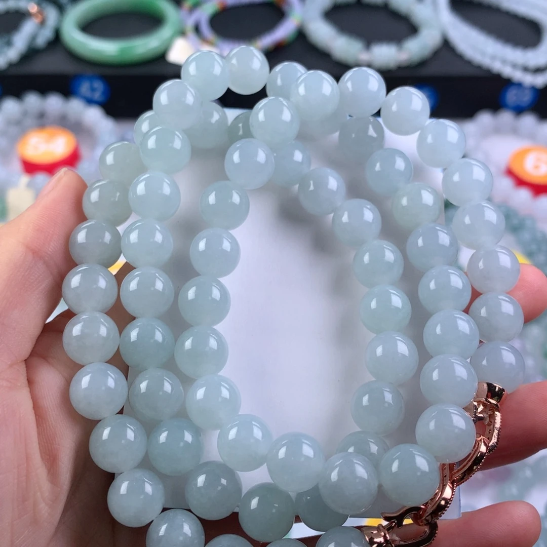 翡翠未镶嵌手链卡10.3