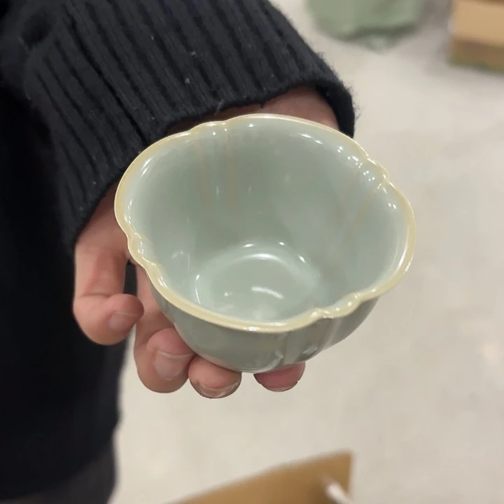 龙泉云间青瓷小米茶器