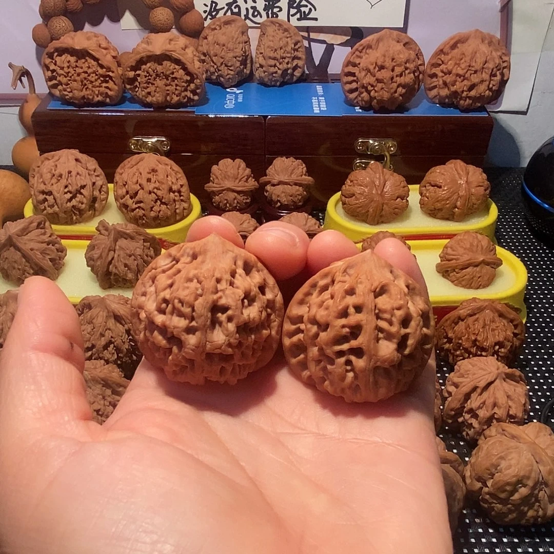 文玩核桃把件文玩核桃太行龙纹全品