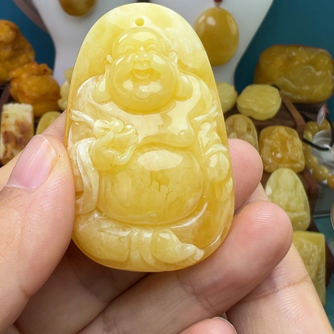蜜蜡吊坠(不含链)未镶嵌