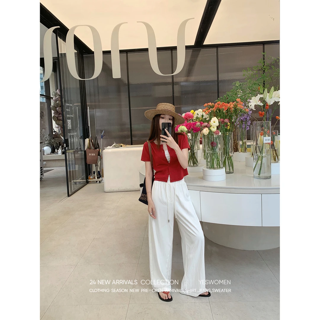 【清】裸感裤·慵懒藏肉包容零压 垂爽凉感阔腿XY2245C1853