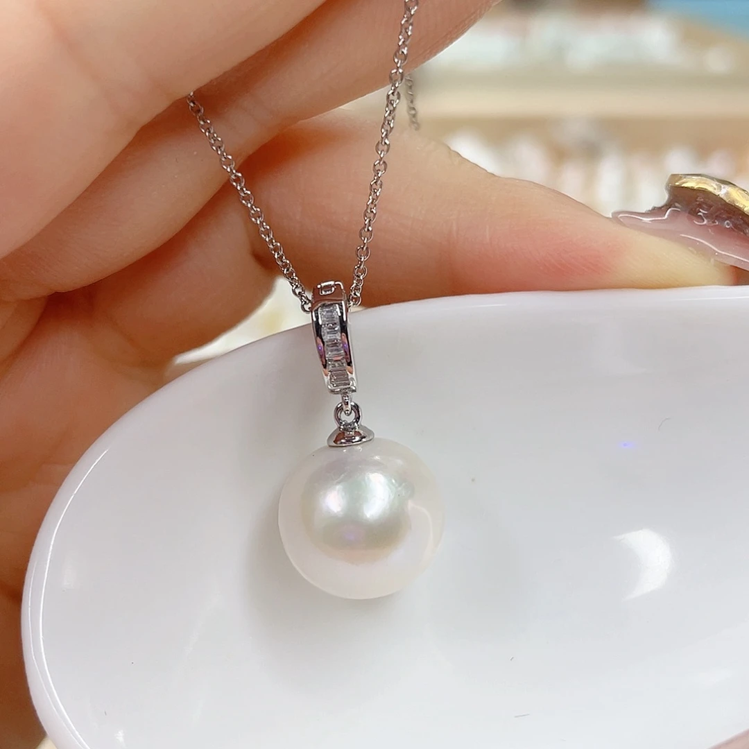 淡水珍珠未镶嵌吊坠(赠链)