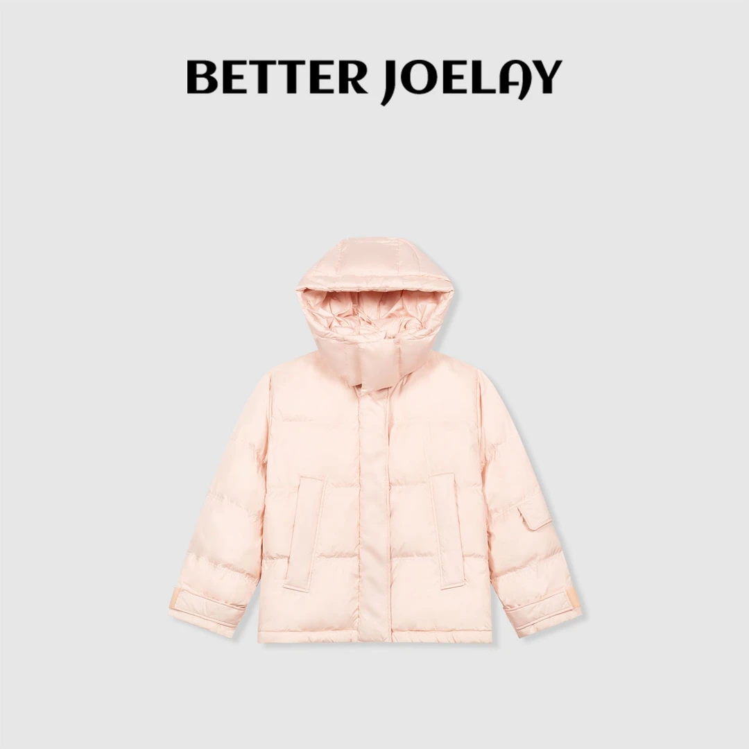 BETTER JOELAY -【水星记】高级连帽厚款羽绒服保暖百搭外套Z0577