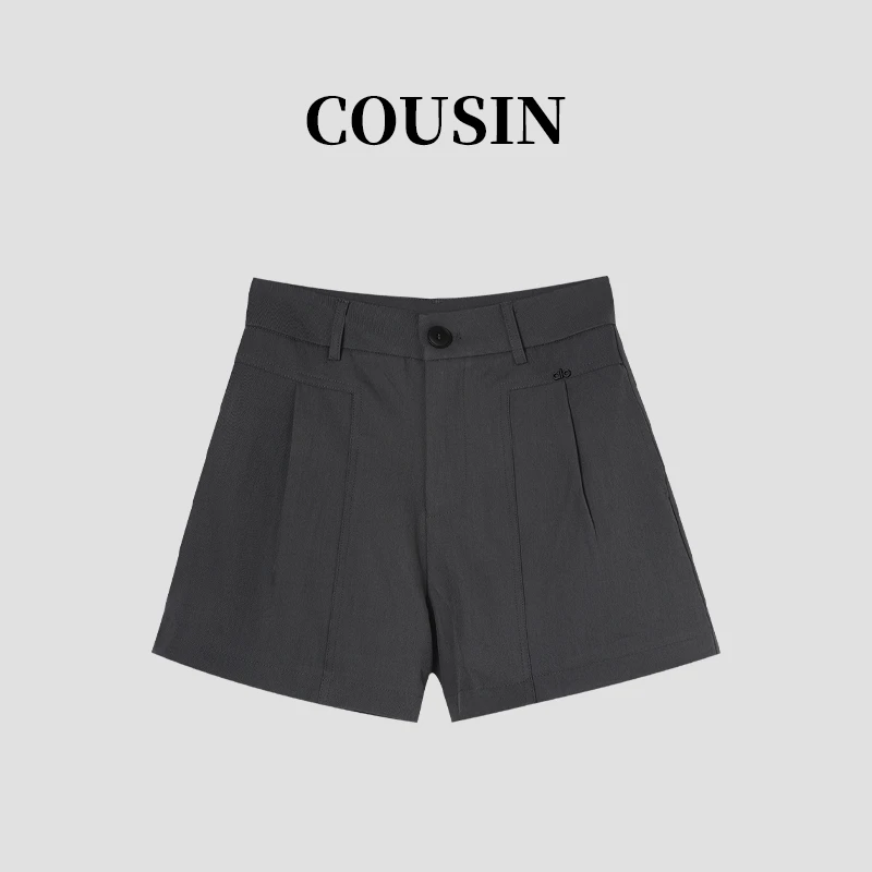 D.cousin 夏季薄款时尚版经典百搭休闲女短裤 3206