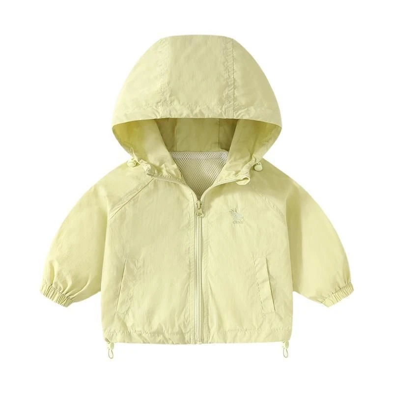 儿童早秋款外套冲锋衣2025宝宝上衣男女童夹克秋季韩版纯色二合一