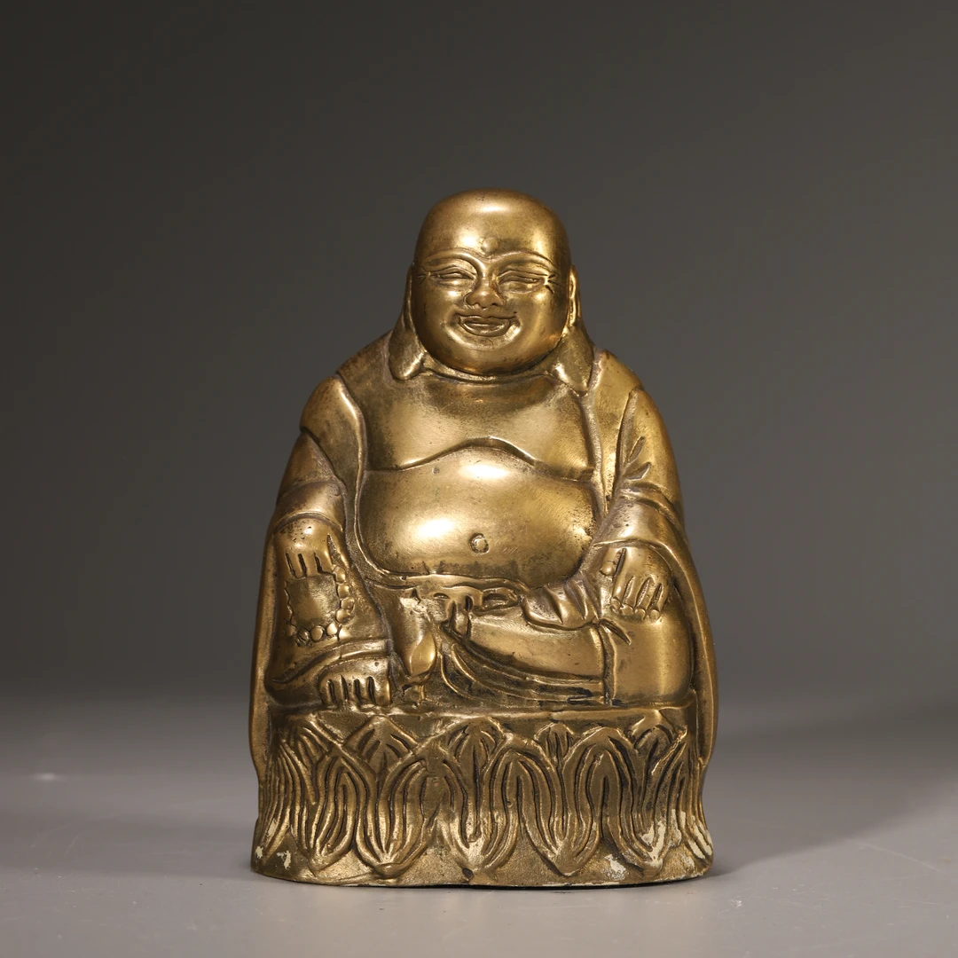 Lot08清代 弥勒佛造像