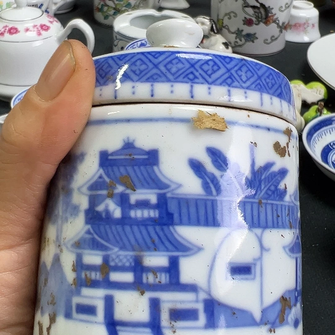 摆件景德镇陶瓷青花摆件