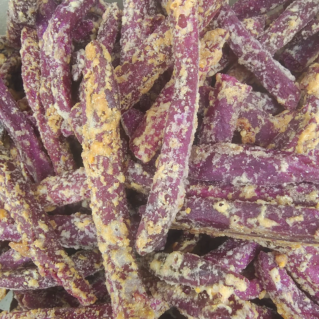 【紫薯条丨芋头条】蟹黄芋头条咸蛋黄芋头条蟹黄紫薯条