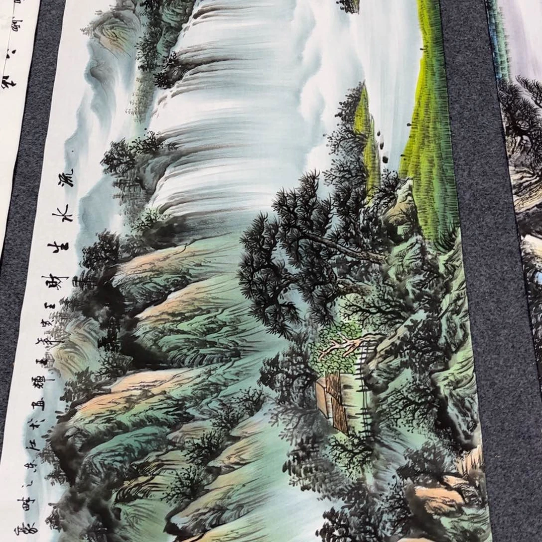 国画山水作品手绘