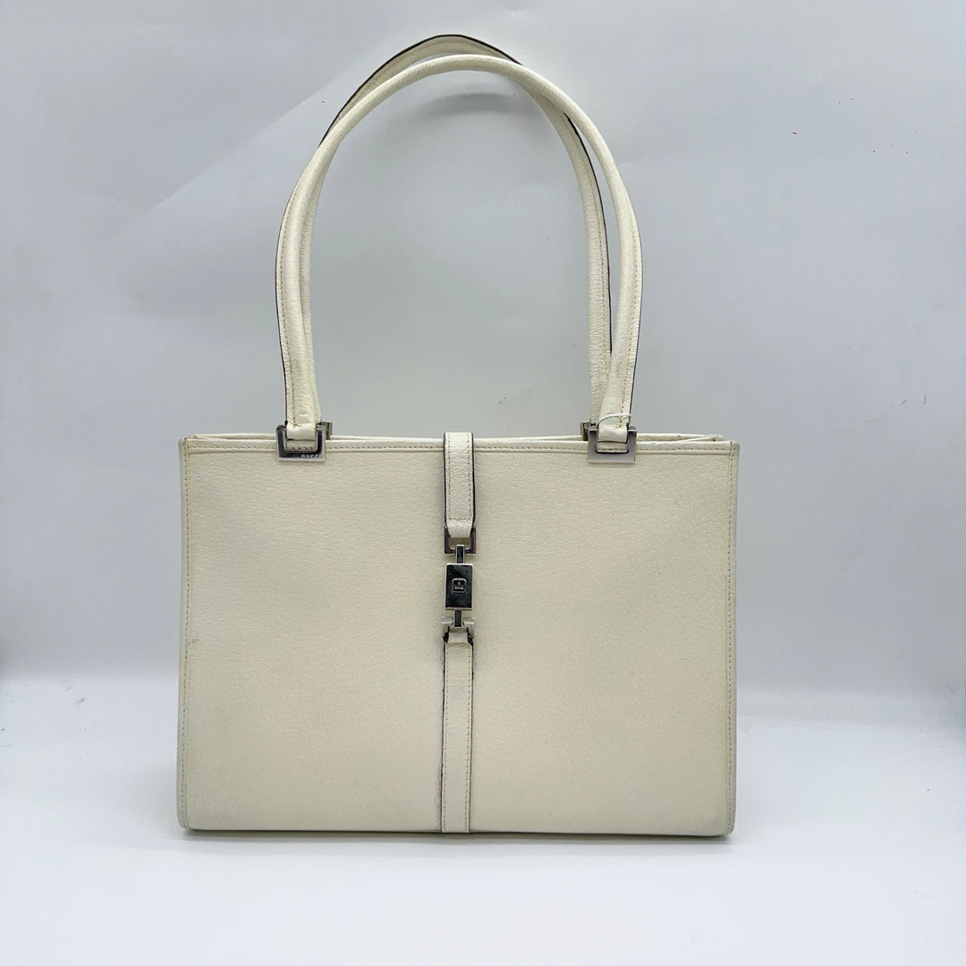 95新 GUCCI/古驰 白色手提单肩包 1548 0974