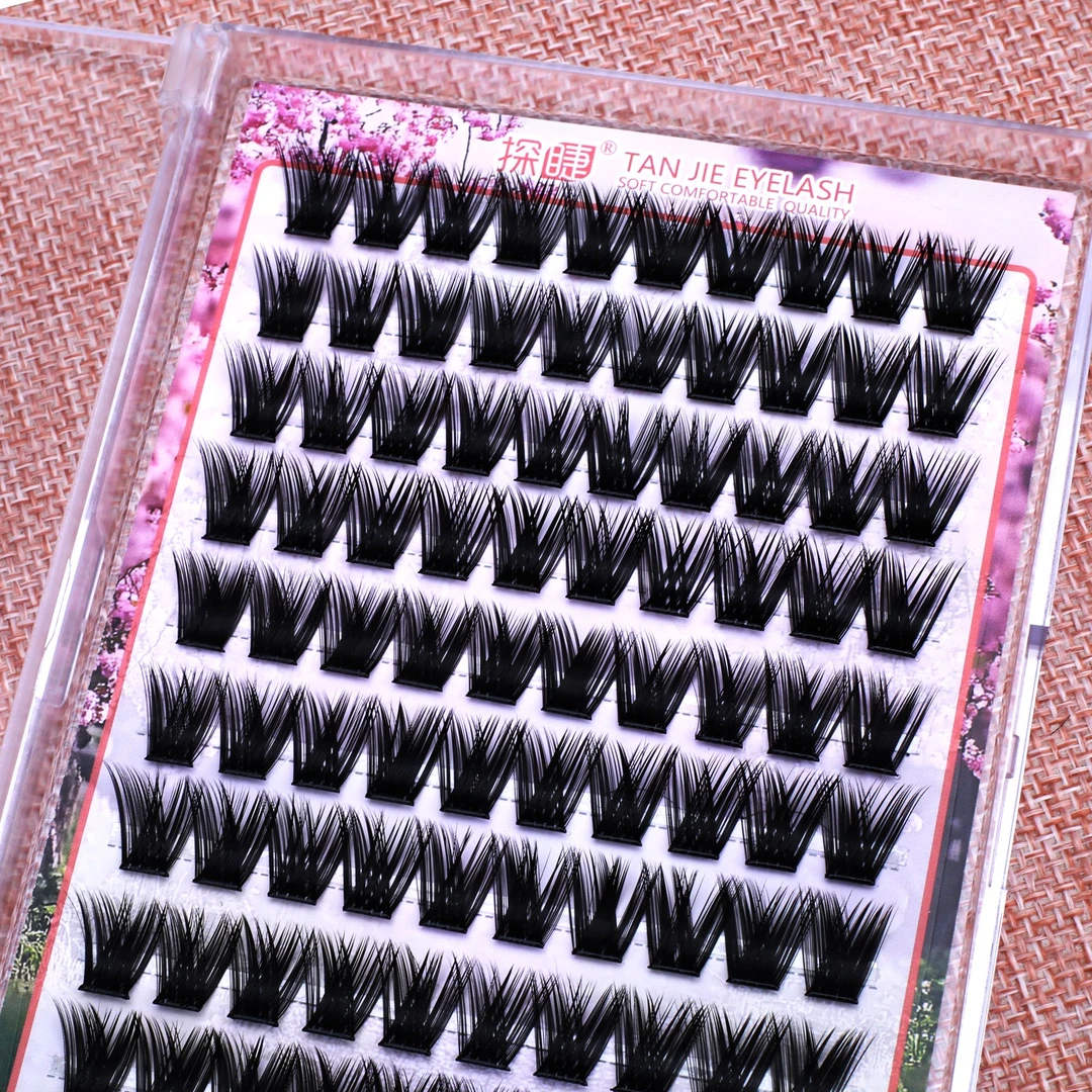 无需胶水自然真柔软浓密梦幻仙子三部曲免胶分段式假睫毛新手适用