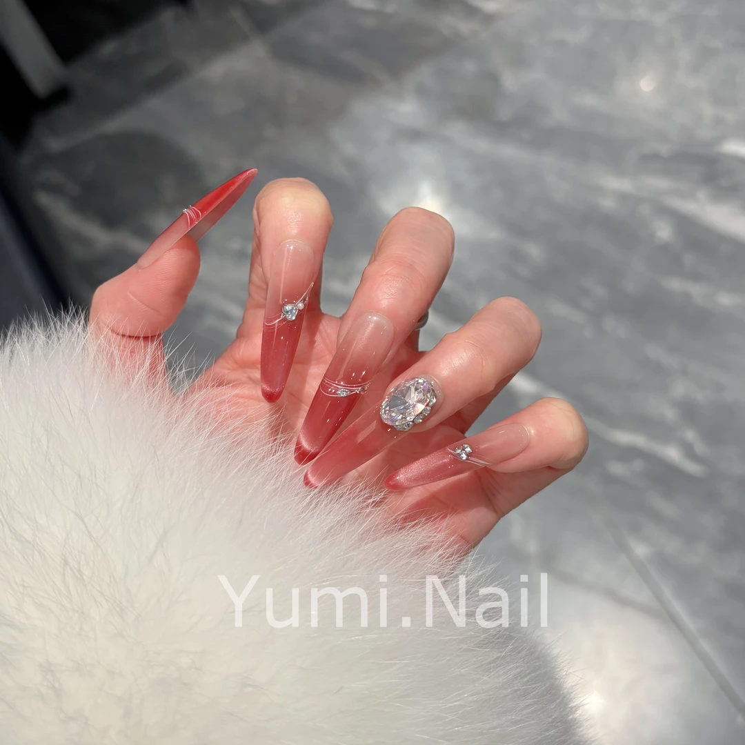 【温变猫眼】柚米穿戴甲 温变猫眼温柔系列美甲