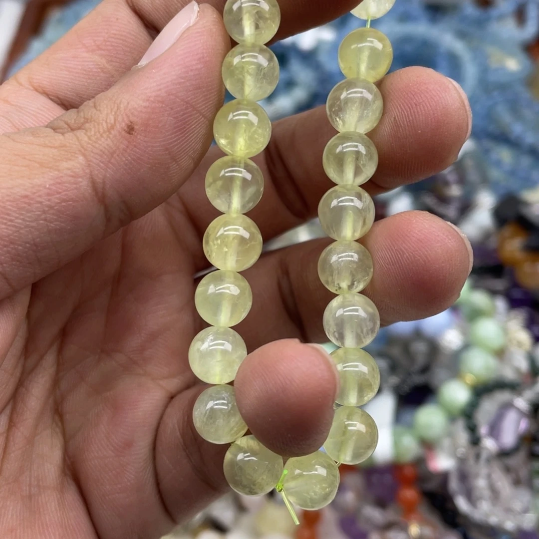 银S925镶嵌手链烟晶