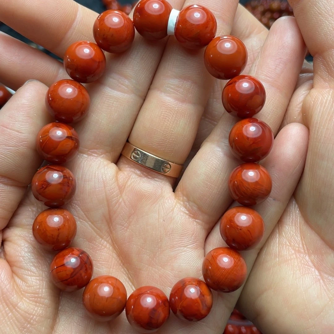 未镶嵌手串南红玛瑙?***使