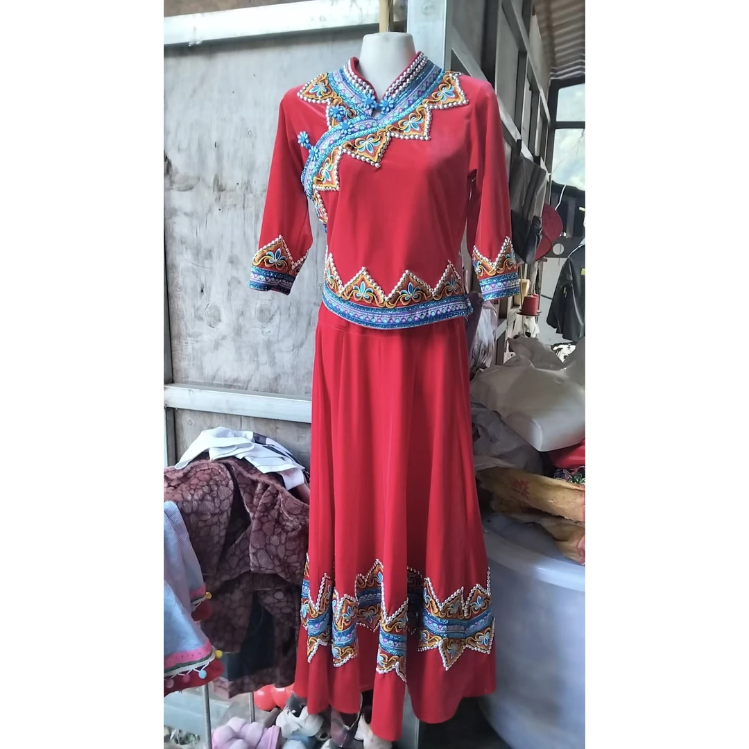 傈僳族服装女装套装