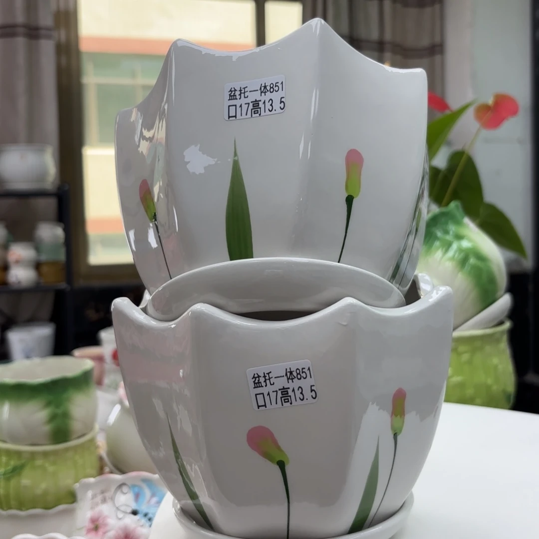 @夏西陶瓷花盆@@5851